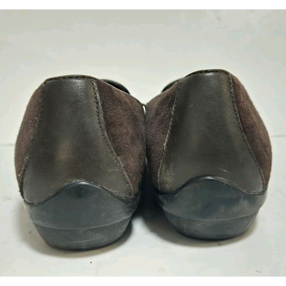 Dansko Shoes Womens EU 38 US 8 Brown Suede Leather Slip On Loafers Olena Comfort - Picture 5 of 7